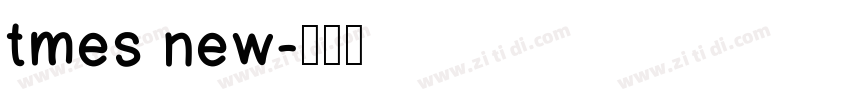 tmes new字体转换